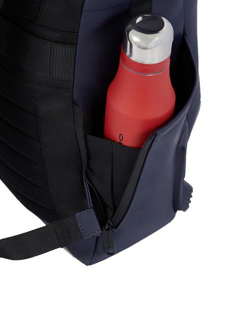 CORNER SPECIALE GOMMATO Plecak z rolowaną g&oacute;rą na laptopa 15,6" niebieski - Plecaki na laptopa do pracy