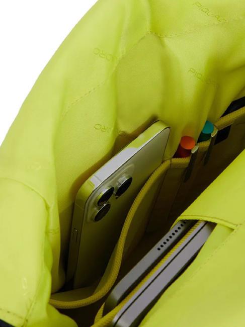 CORNER SPECIALE GOMMATO Plecak z rolowaną g&oacute;rą na laptopa 15,6" niebieski - Plecaki na laptopa do pracy