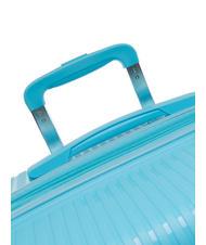 LESAC LIGHT POP 1 Duży, rozszerzalny w&oacute;zek woda niebieska - W&oacute;zki twarde - 7