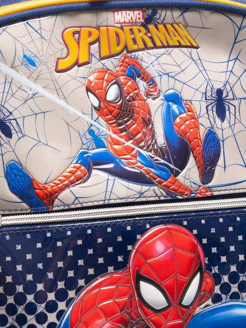 WEBBED WONDER Plecak na k&oacute;łkach niebiesko-głęboki - Plecaki z w&oacute;zkiem
