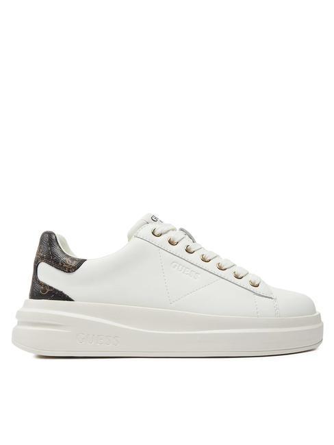 ELBINA  Adidasy biało-brązowy - Buty damskie