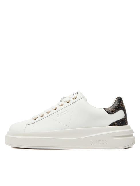 ELBINA  Adidasy biało-brązowy - Buty damskie