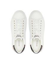 GUESS ELBINA  Adidasy biało-brązowy - Buty damskie - 4