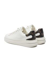 GUESS ELBINA  Adidasy biało-brązowy - Buty damskie - 5