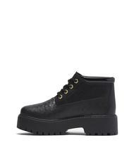TIMBERLAND STONE STREET Sk&oacute;rzane botki CZARNY ODRZUT - Buty damskie - 3