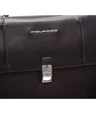 PIQUADRO CAMPIONARIO - LINK 2 Teczka na laptopa 13", rozszerzalna ciemny - Teczki robocze - 5