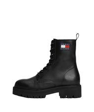TOMMY HILFIGER TOMMY JEANS Urban Lace Up Sk&oacute;rzane botki CZARNY - Buty damskie - 2