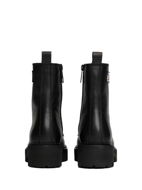 TOMMY JEANS Urban Lace Up Sk&oacute;rzane botki CZARNY - Buty damskie