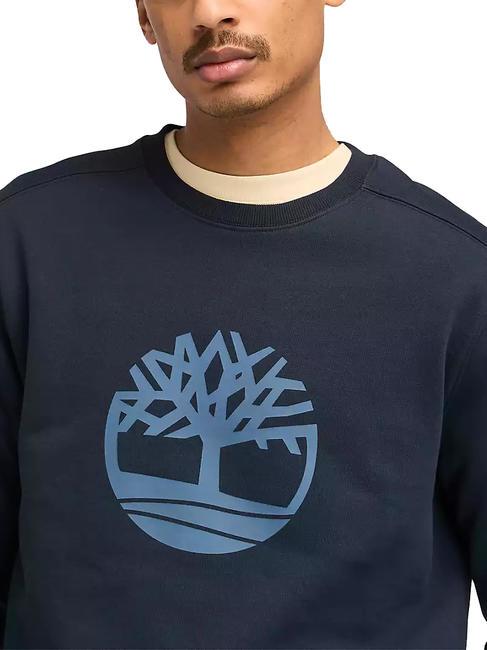 TREE LOGO Bluza z okrągłym dekoltem ciemny szafir - Bluzy męskie