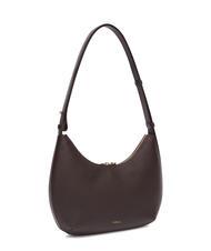 FURLA GOCCIA Torba na ramię ze sk&oacute;ry młotkowanej czekolada - Torby damskie - 2