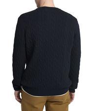 TIMBERLAND P-B LAMBWOOL Sweter z okrągłym dekoltem z mieszanki wełny - Koszulki męskie