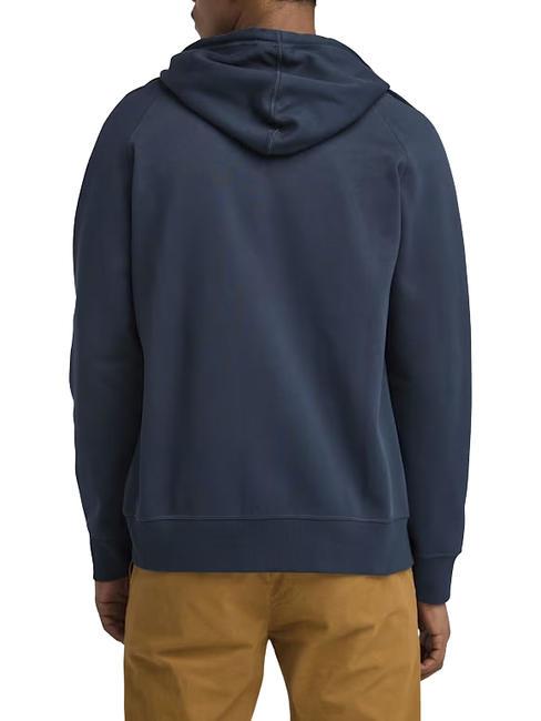 E-R BASIC Bluza z kapturem zapinana na zamek ciemny szafir/ciemny denim - Bluzy męskie