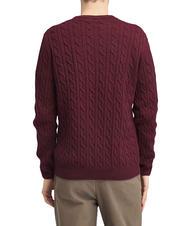TIMBERLAND P-B LAMBWOOL Sweter z okrągłym dekoltem z mieszanki wełny wrzos kordowy - Koszulki męskie - 2