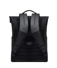 PIQUADRO CORNER SPECIALE GOMMATO Plecak z rolowaną g&oacute;rą na laptopa 15,6" Czarny - Plecaki na laptopa do pracy - 3