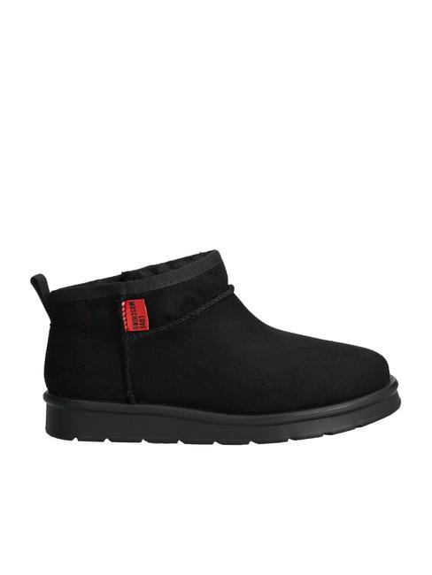 WINTER 30 Zamszowe botki Czarny - Buty damskie