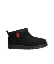 LOVE MOSCHINO WINTER 30 Zamszowe botki Czarny - Buty damskie - 2