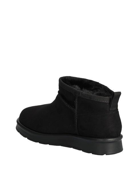 WINTER 30 Zamszowe botki Czarny - Buty damskie