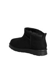 LOVE MOSCHINO WINTER 30 Zamszowe botki Czarny - Buty damskie - 3