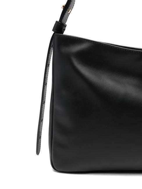 SFERA SOFT  Sk&oacute;rzana torba na ramię Czarny - Torby damskie