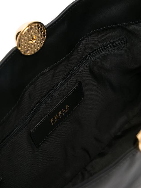SFERA SOFT  Sk&oacute;rzana torba na ramię Czarny - Torby damskie