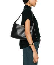 FURLA SFERA SOFT  Sk&oacute;rzana torba na ramię Czarny - Torby damskie - 5