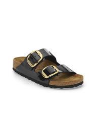 BIRKENSTOCK ARIZONA BIG BUCKLE Pantofelek ze sk&oacute;ry lakierowanej czarny - Buty damskie - 3
