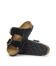 BIRKENSTOCK ARIZONA BIG BUCKLE Pantofelek ze sk&oacute;ry lakierowanej czarny - Buty damskie - 6