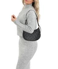 PINKO HALF MOON MINI  Torba na ramię, sk&oacute;ra czarno-antyczne złoto - Torby damskie - 4