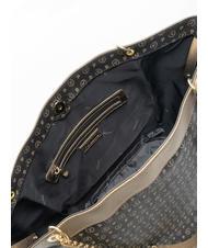 POLLINI HERITAGE Torba na ramię, konwertowalna czarny brąz - Torby damskie - 5