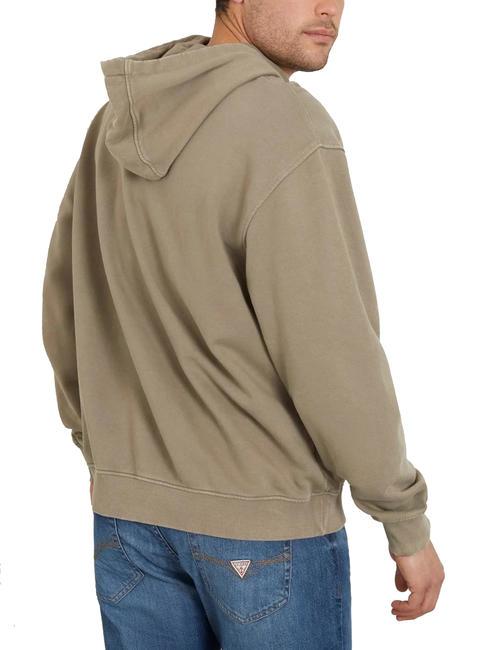 FINCH TERRY Bluza oversize z kieszenią i kapturem łupkowy szary wielokolorowy - Bluzy męskie