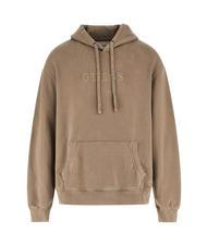 GUESS FINCH TERRY Bluza oversize z kieszenią i kapturem łupkowy szary wielokolorowy - Bluzy męskie - 5