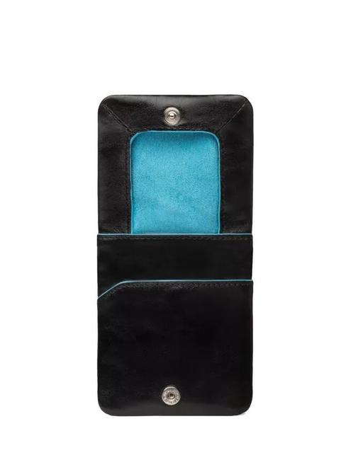 BLUE SQUARE Portmonetka sk&oacute;rzana czarny - Portfele męskie