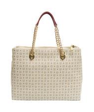 POLLINI HERITAGE  Torba na ramię kość słoniowa/lak - Torby damskie - 4