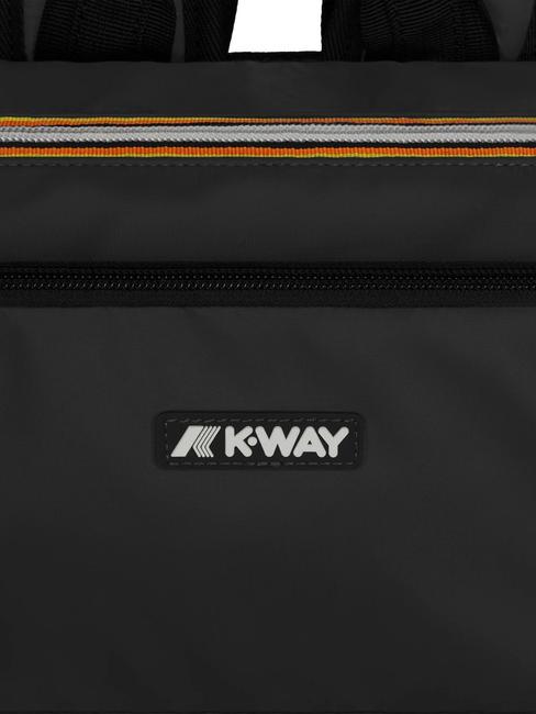 GIZY Nylonowy plecak na laptopa 15" czarny czysty - Plecaki na laptopa do pracy