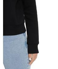 GUESS JEANS LOGO Bluza z okrągłym dekoltem i regularnym krojem odrzutowiec - Bluzy damskie - 4