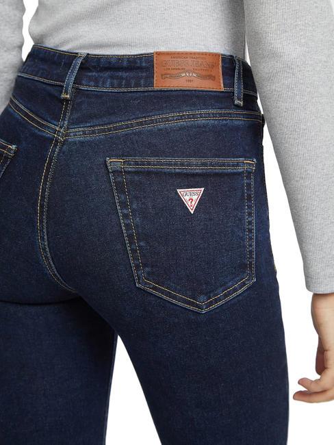 RISE Jeansy rurki z wysokim stanem gj ciemne mycie - Jeansy damskie
