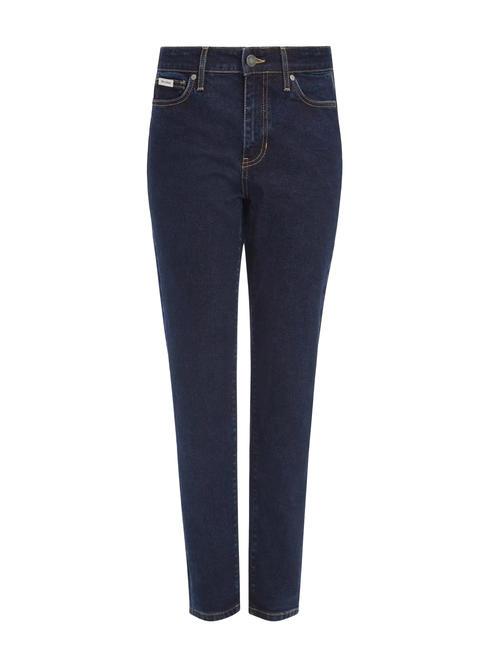 RISE Jeansy rurki z wysokim stanem gj ciemne mycie - Jeansy damskie