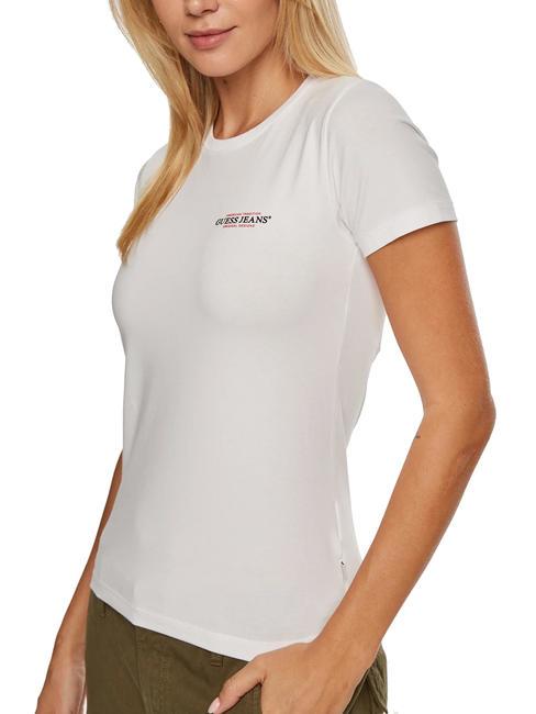 SLIM AMERICA Koszulka typu slim fit czysto biały - Koszulki i topy damskie