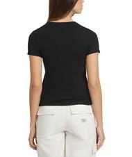 GUESS JEANS SLIM LOGO Koszulka elastyczna o dopasowanym kroju odrzutowiec - Koszulki i topy damskie - 2