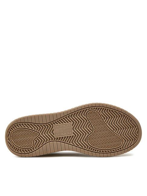 TOMMY JEANS RETRO BASKET  Wysokie trampki papier gazetowy - Buty damskie