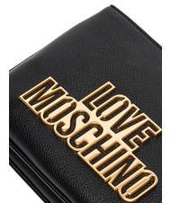 LOVE MOSCHINO METALLIC LOGO Torba na ramię Czarny - Torby damskie - 3