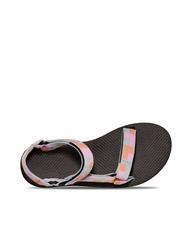TEVA FLATFORM UNIVERSAL Sandał retro kształty perłowo-niebieskie - Buty damskie - 3