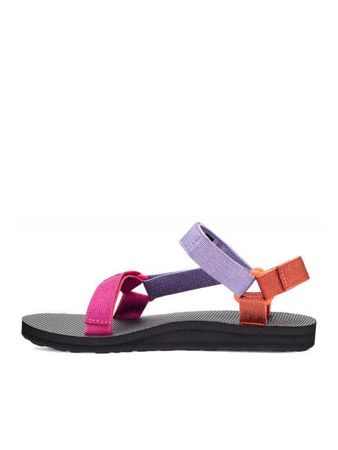 ORIGINAL UNIVERSAL  Sandał   metaliczny r&oacute;żowy wielokolorowy - Buty damskie