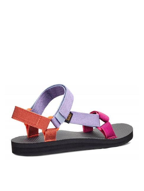 ORIGINAL UNIVERSAL  Sandał   metaliczny r&oacute;żowy wielokolorowy - Buty damskie