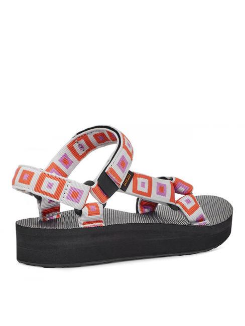 MIDFORM UNIVERSAL  Sandał  retro kwadraty eksploruj - Buty damskie