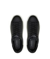 GUESS ELBINA Sk&oacute;rzane trampki CZARNY - Buty damskie - 4