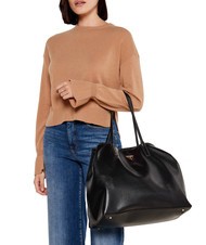 GUESS ECO VICTORIA  Torba na ramię CZARNY - Torby damskie - 4