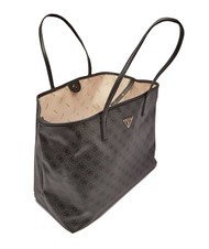 GUESS ECO VICTTORIA Torba na ramię węgiel - Torby damskie - 5