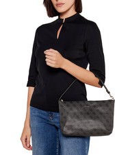 GUESS ECO VICTTORIA Torba na ramię węgiel - Torby damskie - 7