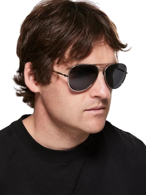 HENDERSON SHADES II Okulary przeciwsłoneczne srebrny - Okulary męskie